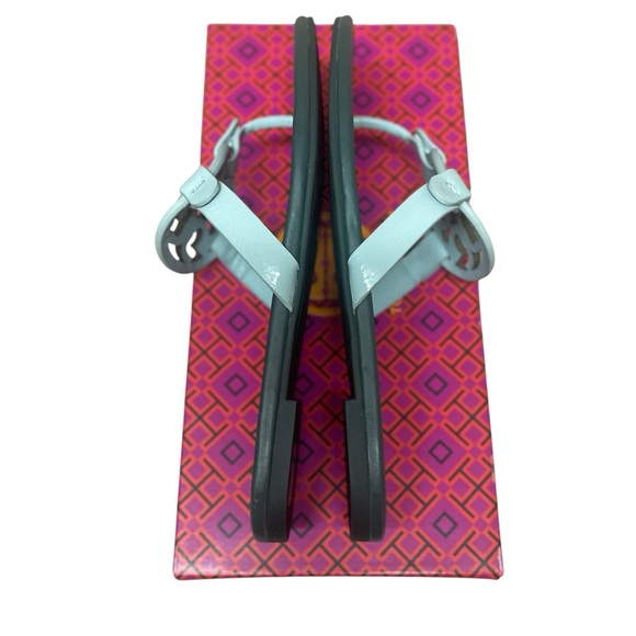 Tory Burch Miller Soft Light Blue and Green Sandal Size 7.5 - Picture 4 of 7